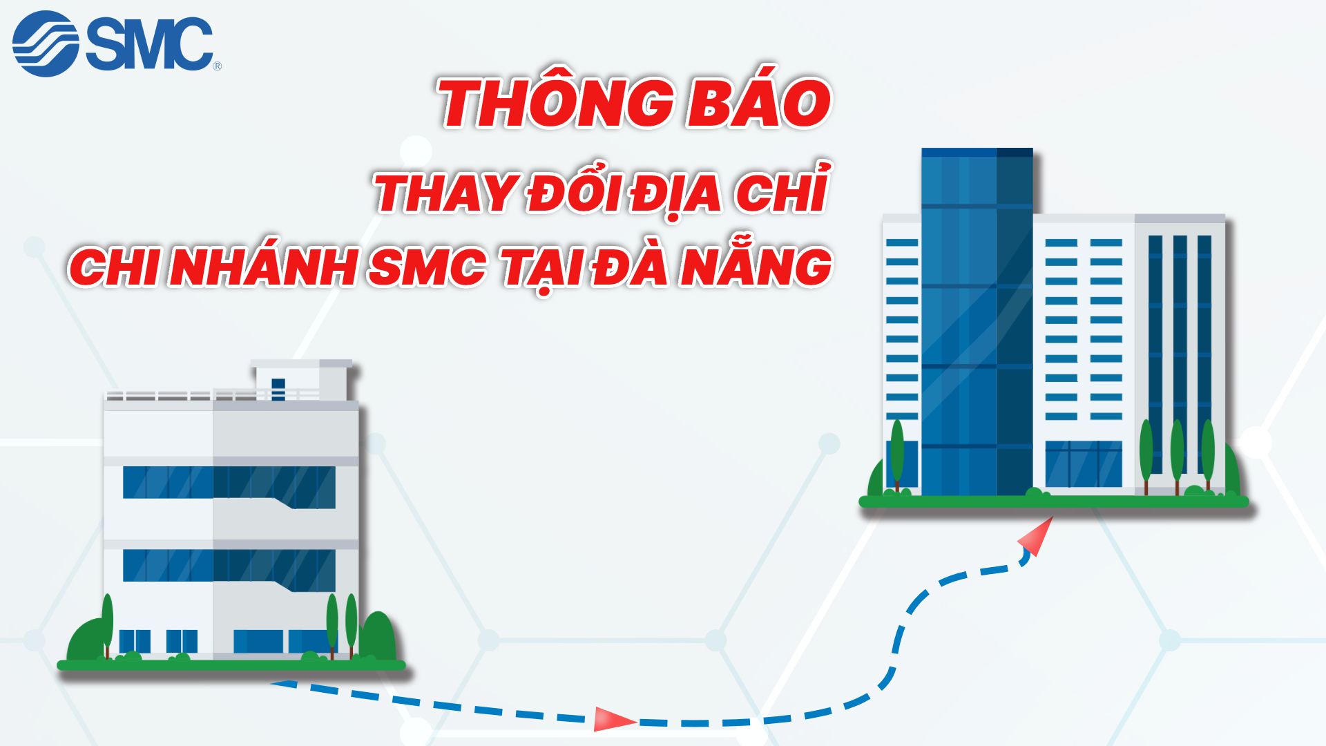 Change address of Da Nang branch office
